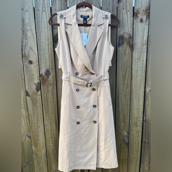🔥🔥Trench Dress White House Black Market - Picture 4 of 8